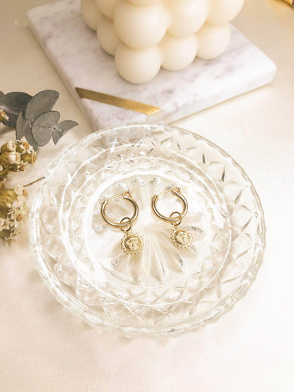 Luna Sun face Hoops