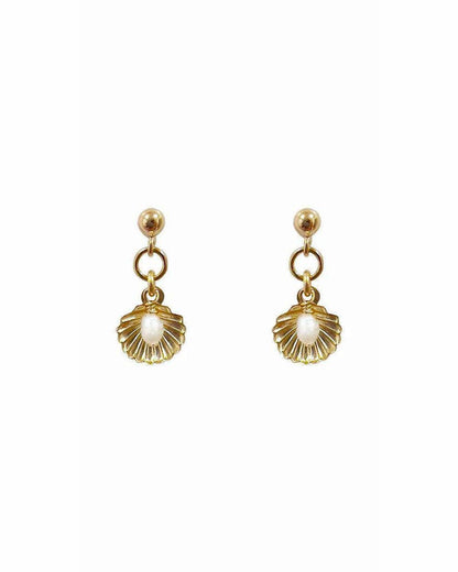 Lucy Pearl Stud Earrings