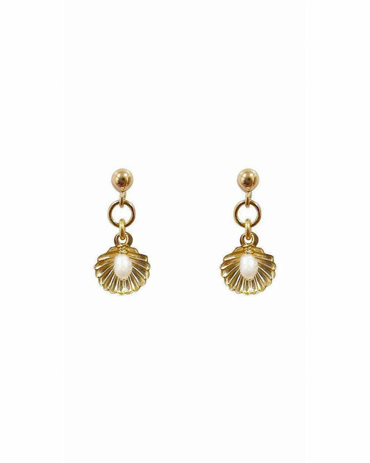 Lucy Pearl Stud Earrings