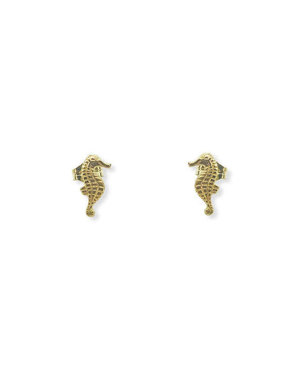 Ariel Seahorse Studs