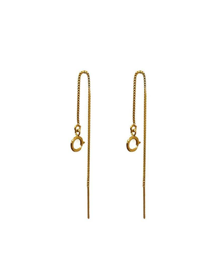 Threader Stud Earring